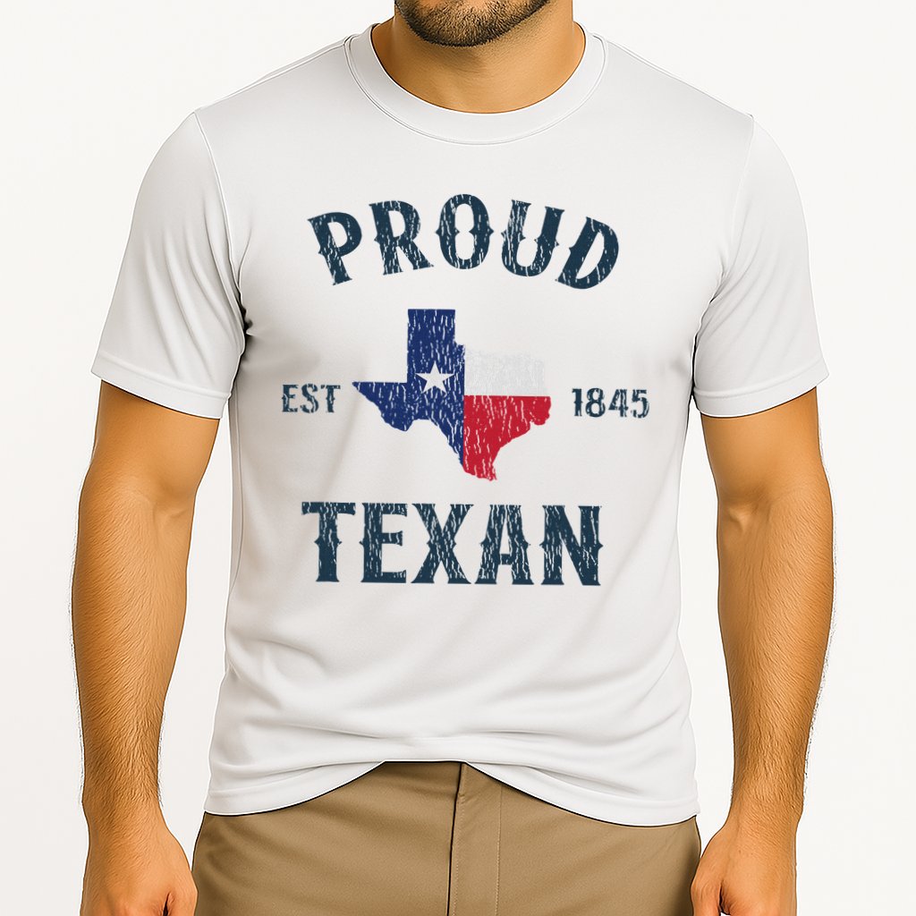Proud Texan Texas Pride Cooling Performance Crew T-Shirt