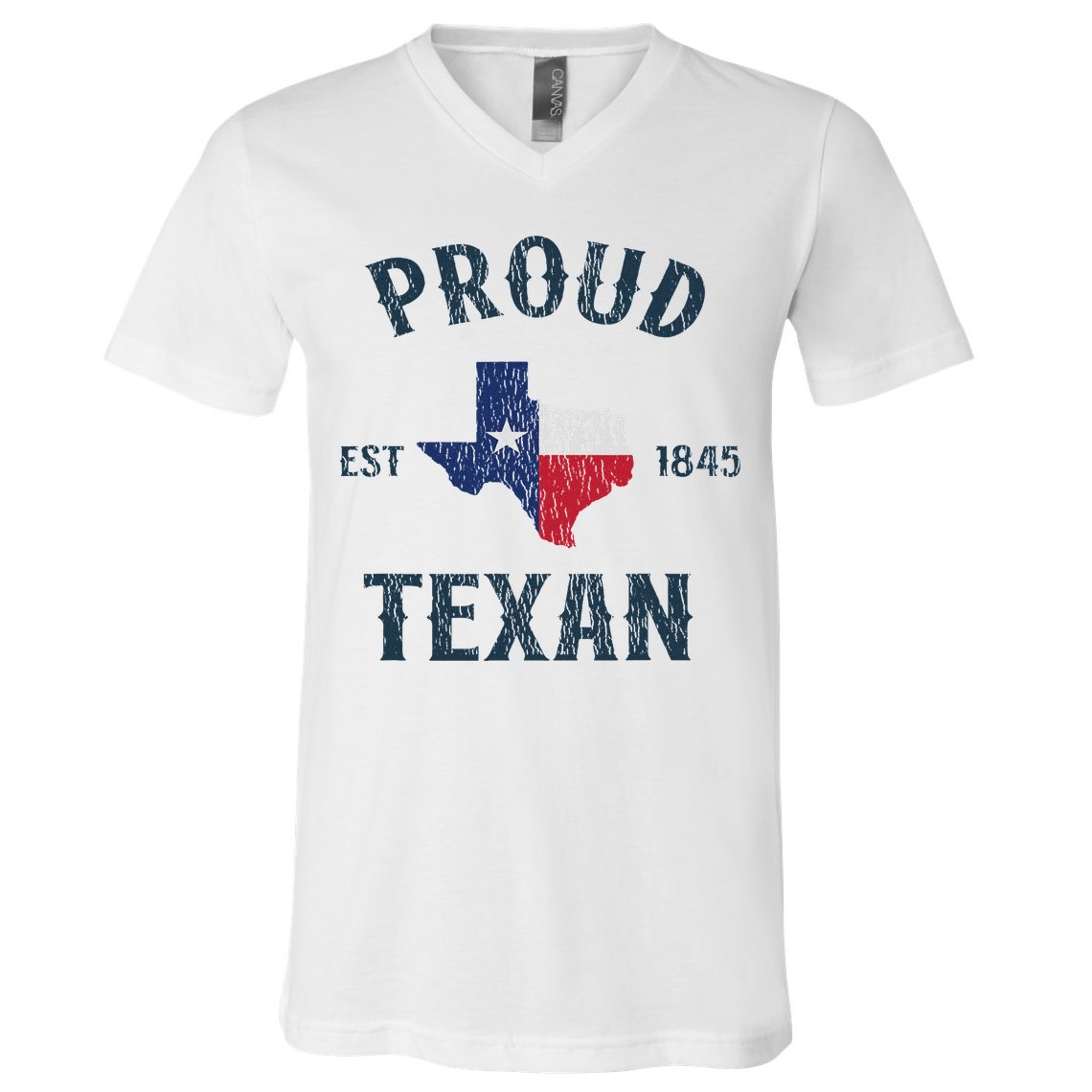 Proud Texan Texas Pride V-Neck T-Shirt
