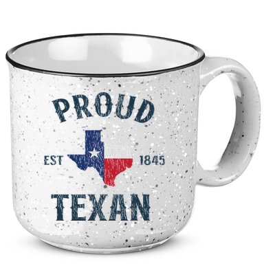Proud Texan Texas Pride 15oz Campfire Ceramic Mug