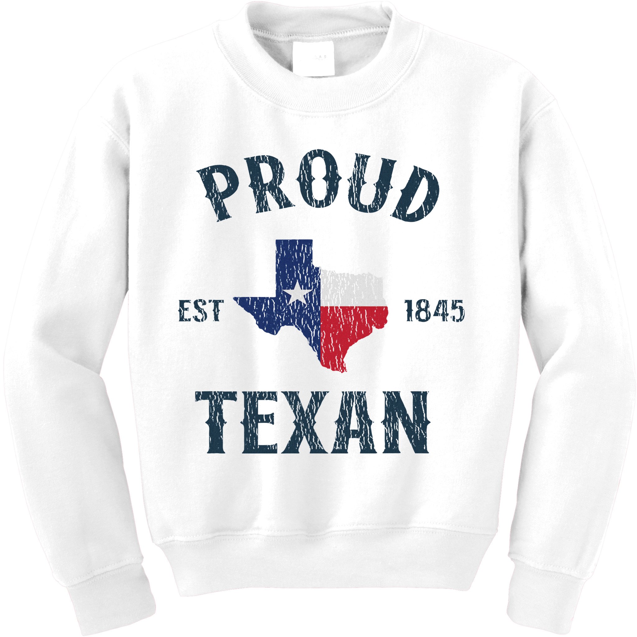 Proud Texan Texas Pride Kids Sweatshirt