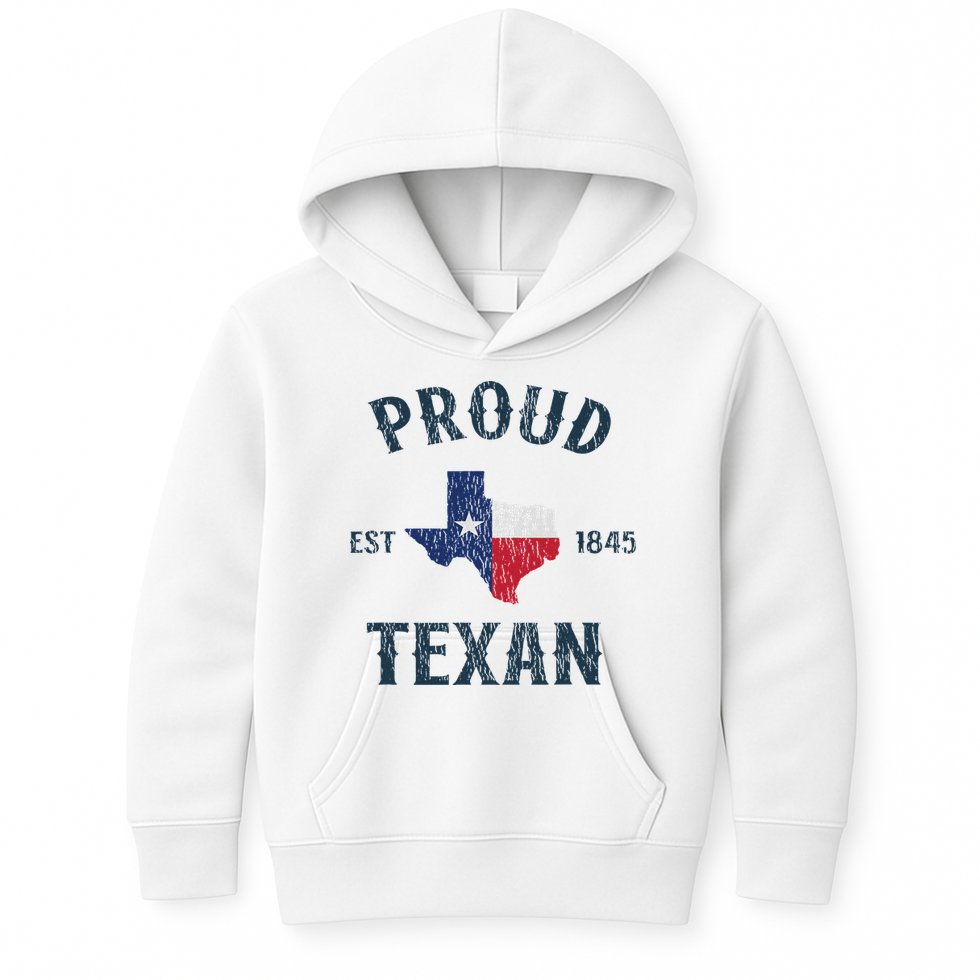 Proud Texan Texas Pride Kids Hoodie