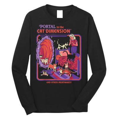 Portal To The Cat Dimension Halloween Long Sleeve Shirt