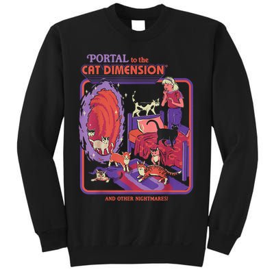 Portal To The Cat Dimension Halloween Sweatshirt