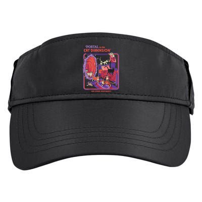 Portal To The Cat Dimension Halloween Adult Drive Performance Visor