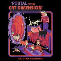 Portal To The Cat Dimension Halloween Magnet