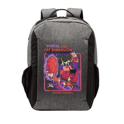 Portal To The Cat Dimension Halloween Vector Backpack