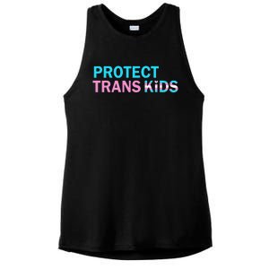 Protect Transg Transg Pride Lgbtq+ Gift Ladies PosiCharge Tri-Blend Wicking Tank