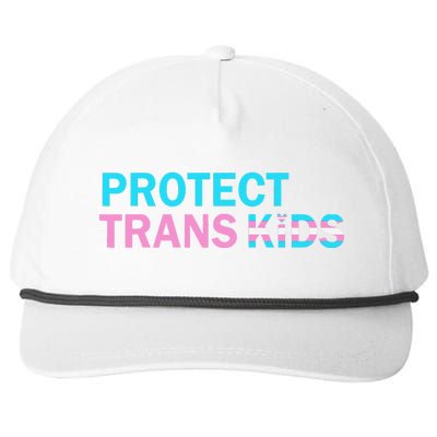 Protect Transg Transg Pride Lgbtq+ Gift Snapback Five-Panel Rope Hat