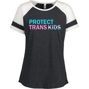 Protect Transg Transg Pride Lgbtq+ Gift Enza Ladies Jersey Colorblock Tee