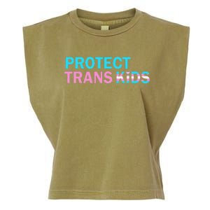 Protect Transg Transg Pride Lgbtq+ Gift Garment-Dyed Women's Muscle Tee