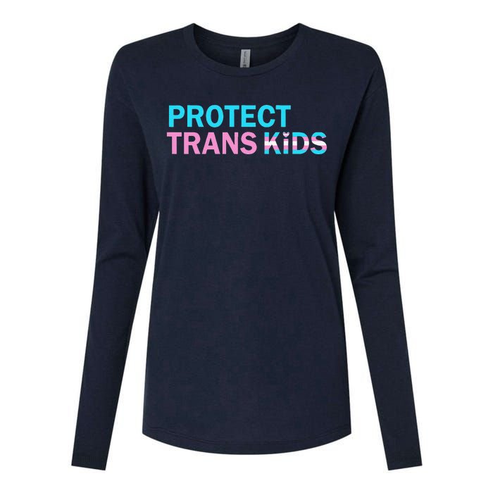 Protect Transg Transg Pride Lgbtq+ Gift Womens Cotton Relaxed Long Sleeve T-Shirt