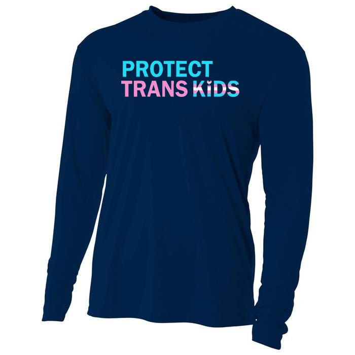 Protect Transg Transg Pride Lgbtq+ Gift Cooling Performance Long Sleeve Crew