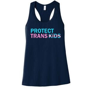 Protect Transg Transg Pride Lgbtq+ Gift Women's Racerback Tank