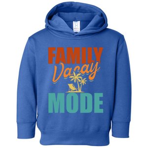 Palm Trees Tropical Summer Vacay Retro Family Vacation Gift Toddler Hoodie