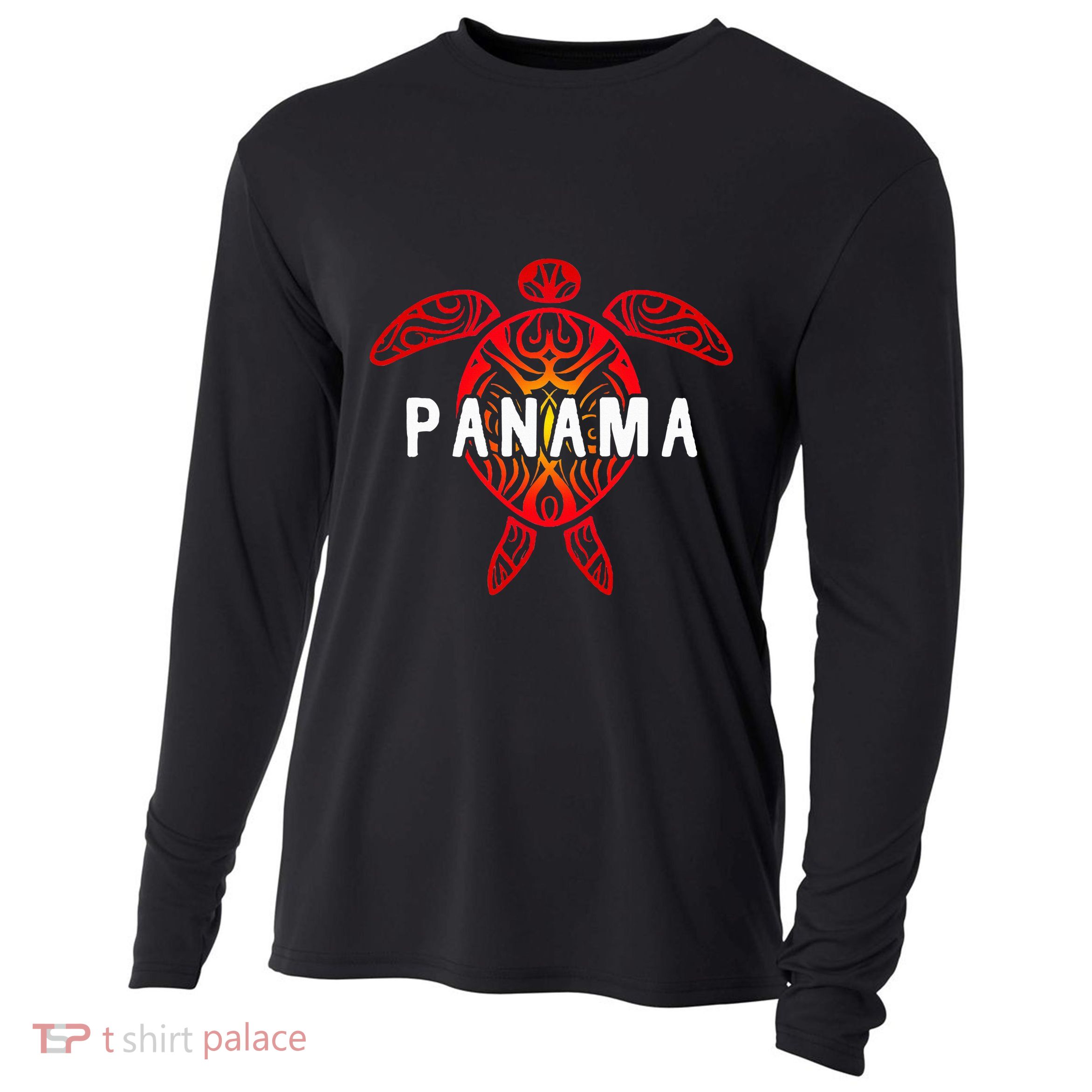 Panama Tribal Turtle Cooling Performance Long Sleeve Crew