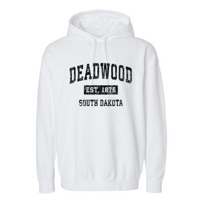 Palestine Texas Tx Vintage Varsity Sports Established Garment-Dyed Fleece Hoodie