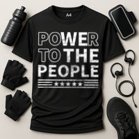 Power To The People Cooling Performance Crew T-Shirt