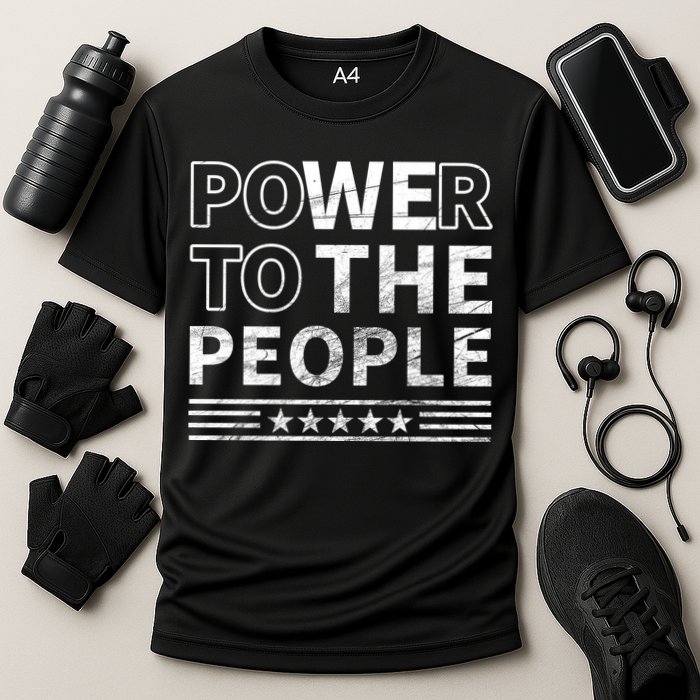 Power To The People Cooling Performance Crew T-Shirt