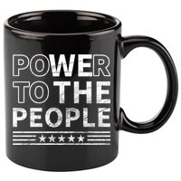 Power To The People 11oz C Handle Ceramic Mug