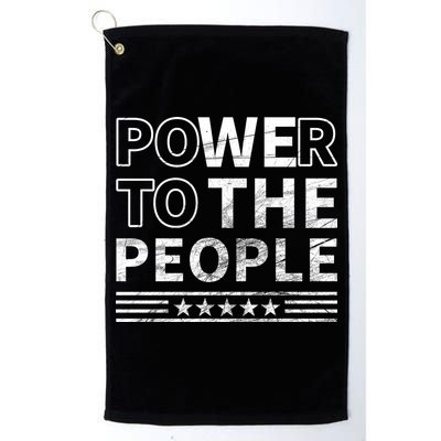Power To The People Golf Towel
