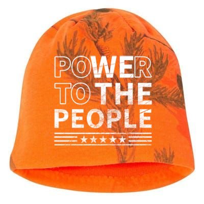 Power To The People Kati - Camo Knit Beanie