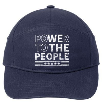 Power To The People 7-Panel Snapback Hat