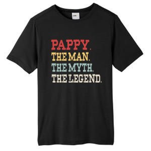 Pappy The The Myth The Legend Pa Grandpa Papa Pappy Cute Gift Tall Fusion ChromaSoft Performance T-Shirt