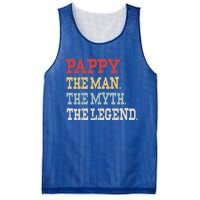 Pappy The The Myth The Legend Pa Grandpa Papa Pappy Cute Gift Mesh Reversible Basketball Jersey Tank