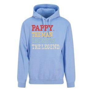 Pappy The The Myth The Legend Pa Grandpa Papa Pappy Cute Gift Unisex Surf Hoodie