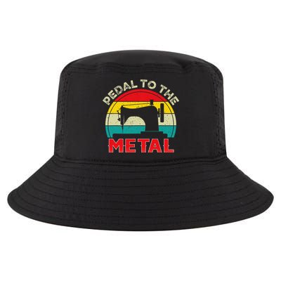 Pedal To The Metal Sewing Machine For Sew Lovers Seamstress Cool Comfort Performance Bucket Hat