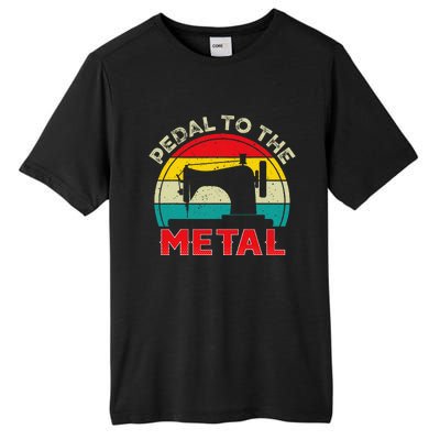 Pedal To The Metal Sewing Machine For Sew Lovers Seamstress Tall Fusion ChromaSoft Performance T-Shirt