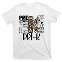 PreK Typography Team Pre K Teacher Back To School T-Shirt