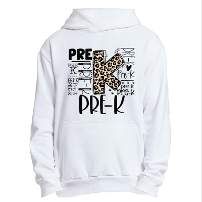 PreK Typography Team Pre K Teacher Back To School Urban Pullover Hoodie