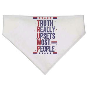 Pro Trump Truth Really Upsets Most People USA-Made Doggie Bandana