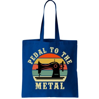 Pedal To The Metal Sewing Retro Vintage Gift Tote Bag