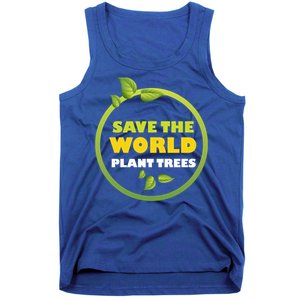 Plant Trees To Stop Carbon Dioxide Emissions Climate Change Funny Gift Tank Top