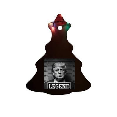 President Trump Trending Political Trump 2024 Election Ceramic Tree Ornament