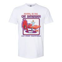 Portal To The Cat Dimension Funny Cat Kitten Lover Softstyle CVC T-Shirt