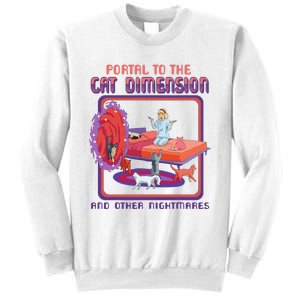 Portal To The Cat Dimension Funny Cat Kitten Lover Sweatshirt