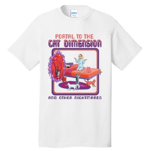 Portal To The Cat Dimension Funny Cat Kitten Lover Tall T-Shirt