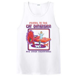 Portal To The Cat Dimension Funny Cat Kitten Lover PosiCharge Competitor Tank