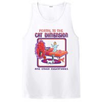 Portal To The Cat Dimension Funny Cat Kitten Lover PosiCharge Competitor Tank