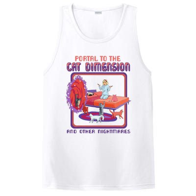 Portal To The Cat Dimension Funny Cat Kitten Lover PosiCharge Competitor Tank