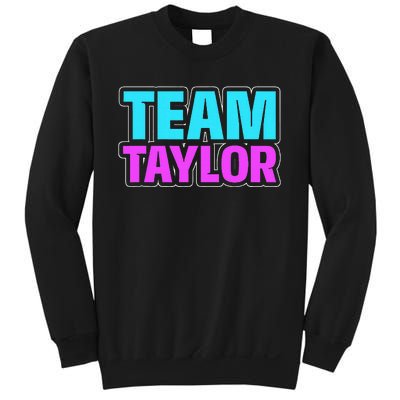 Personalized Team Taylor Family Name Sweatshirt