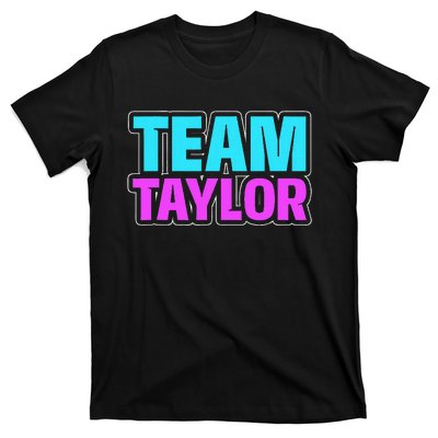 Personalized Team Taylor Family Name T-Shirt