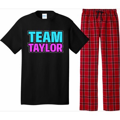 Personalized Team Taylor Family Name Pajama Set