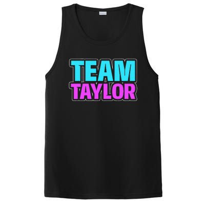 Personalized Team Taylor Family Name PosiCharge Competitor Tank