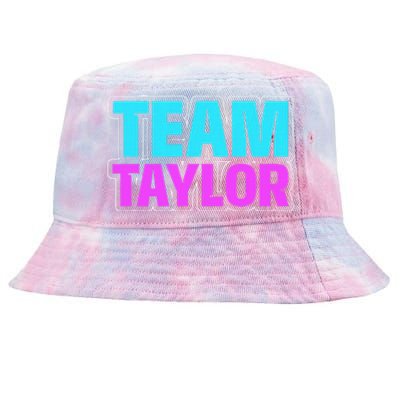 Personalized Team Taylor Family Name Tie-Dyed Bucket Hat