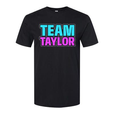 Personalized Team Taylor Family Name Softstyle CVC T-Shirt