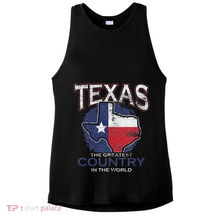 Proud Texan Texas Ladies PosiCharge Tri-Blend Wicking Tank